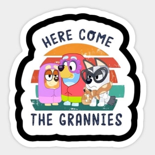 here come the grannies Sticker